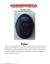 Communica TRACKER T1007 User Manual