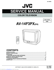 JVC AV-14F3PX Service Manual