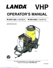 Landa vhp3-2000 Operator's Manual
