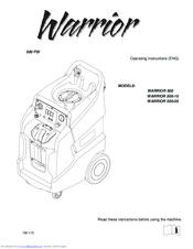 NINJA WARRIOR 500-10 Operating Instructions Manual