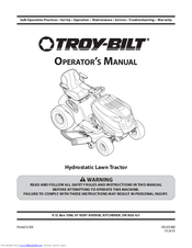 Troy-Bilt Q92KP 60-1880 Operator's Manual