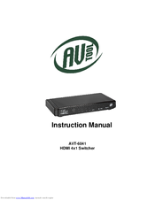 AV TOOL AVT-6041 Instruction Manual