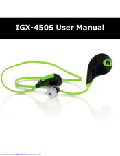 iGadgitz IGX-450S User Manual