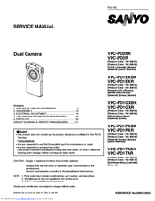 Sanyo VPC-PD1GXBK Service Manual
