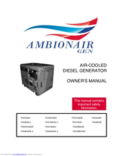 Ambionair TDG7000E3 Owner's Manual
