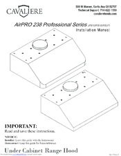 Cavaliere AP238-PS37 Installation Manual