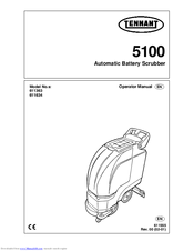 Tennant 611634 5100 Operator's Manual