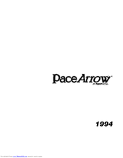 Fleetwood 1994 Pace Arrow User Manual