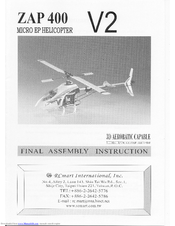 RCmart ZAP 400 V2 Final Assembly Instructions