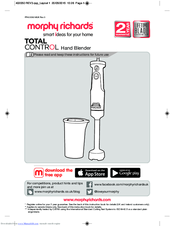 Morphy Richards Total control User Manual