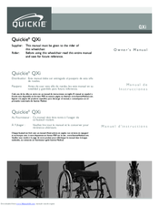 Quickie QXi Owner's Manual