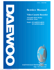 Daewoo DV-K592NZ-QB/M Service Manual
