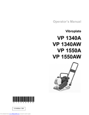 Wacker Neuson VP 1340A Operator's Manual