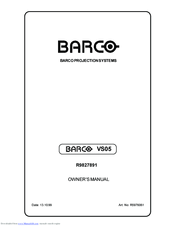 BARCO VS05 Owner's Manual
