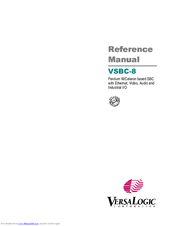 Versalogic VSBC-8 Reference Manual
