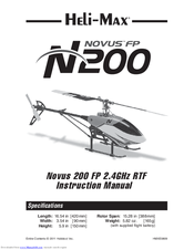 Heli-Max Novus 200 FP Instruction Manual