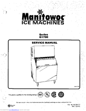 Manitowoc G-1700 Service Manual