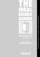 Ideal Boilers minimiser SE 80 Householders Manual