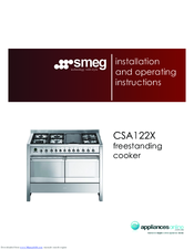 Smeg Classic CSA122X Installation And Operating Instructions Manual