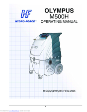 Hydro-Force Olympus M500H Operating Manual