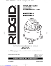 RIDGID WD0656BR0 Owner's Manual