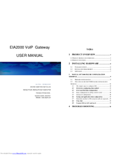 Shenzhen Allywll info & tech Co. EIA2000 User Manual