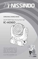 Nissindo IC-AO60 Operating Instructions Manual