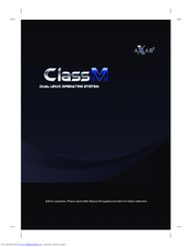 Axas Class M User Manual