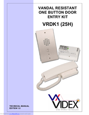 Videx VRDK1 (25H) Technical Manual