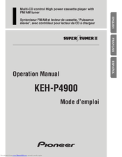 Pioneer KEH-P4900 Operation Manual