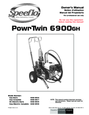 Speeflo PowrTwin 6900 GH Owner's Manual