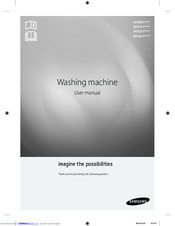 Samsung WF9AF5 Series User Manual