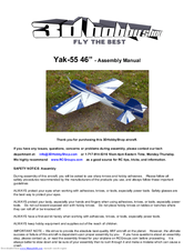 3D Hobby Shop YAK55 Assembly Manual