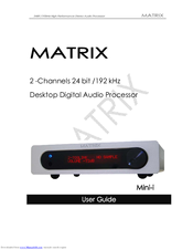 Matrix Mini-i User Manual