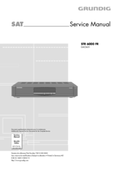 Grundig STR 6000 FR Service Manual
