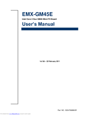 Avalue Technology EMX-GM45E User Manual
