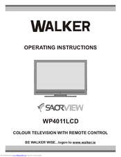 Walker WP4011LCD Operating Instructions Manual