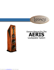 Legacy AERIS Owner's Manual