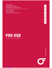 PRO Intellect Technology PRO KGB C-22CC User Manual
