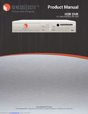 Genesis CCTV HSF 6000 Product Manual