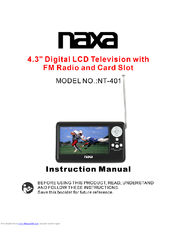 Naxa NT-401 Instruction Manual