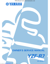 Yamaha YZF-R7 Owner's Service Manual
