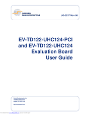 Oxford Semiconductor EV-TD122-UHC124 User Manual