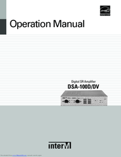 Inter-m DSA-100D Operation Manual