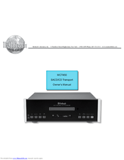 McIntosh MCT450 Owner's Manual
