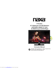 Naxa NTD-1552 Instruction Manual