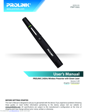PROLiNK PWP106G User Manual
