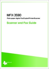 QUAD ACCESS MFX-3590 Scanner And Fax Manual
