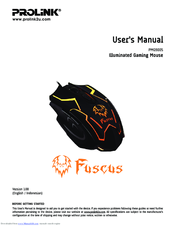 PROLiNK Fuscus PMG9005 User Manual