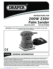 Draper PT200A Instructions For Use Installation And Servicing